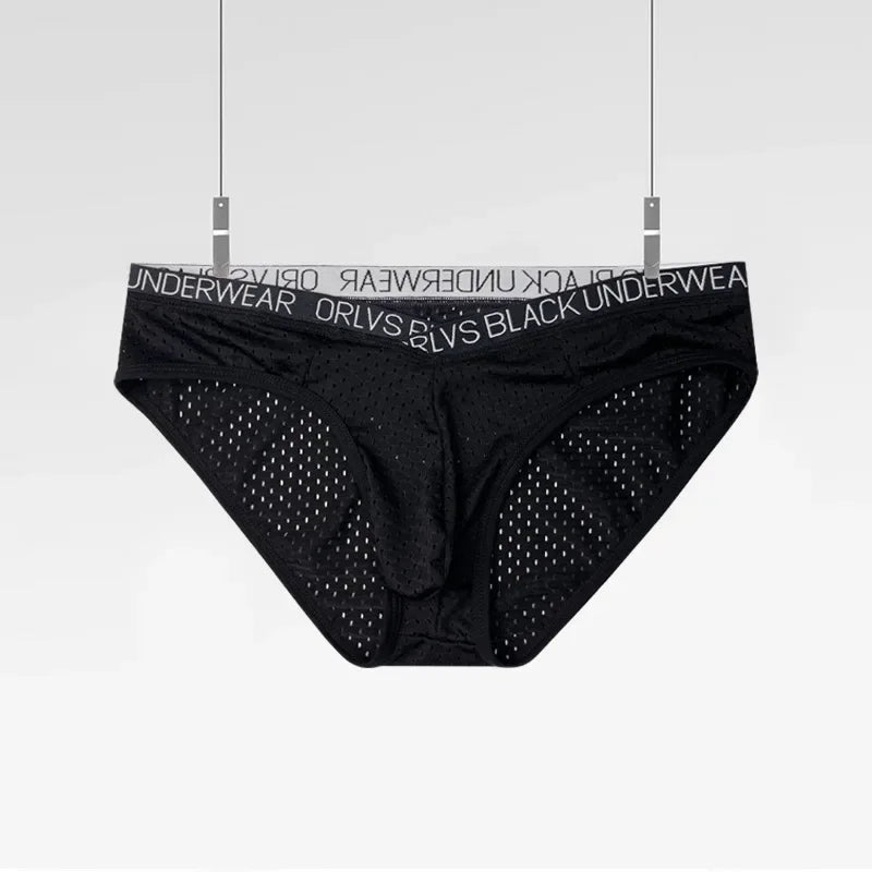 New sports fitness briefs, panties, mesh breathable triangle shorts OR6299