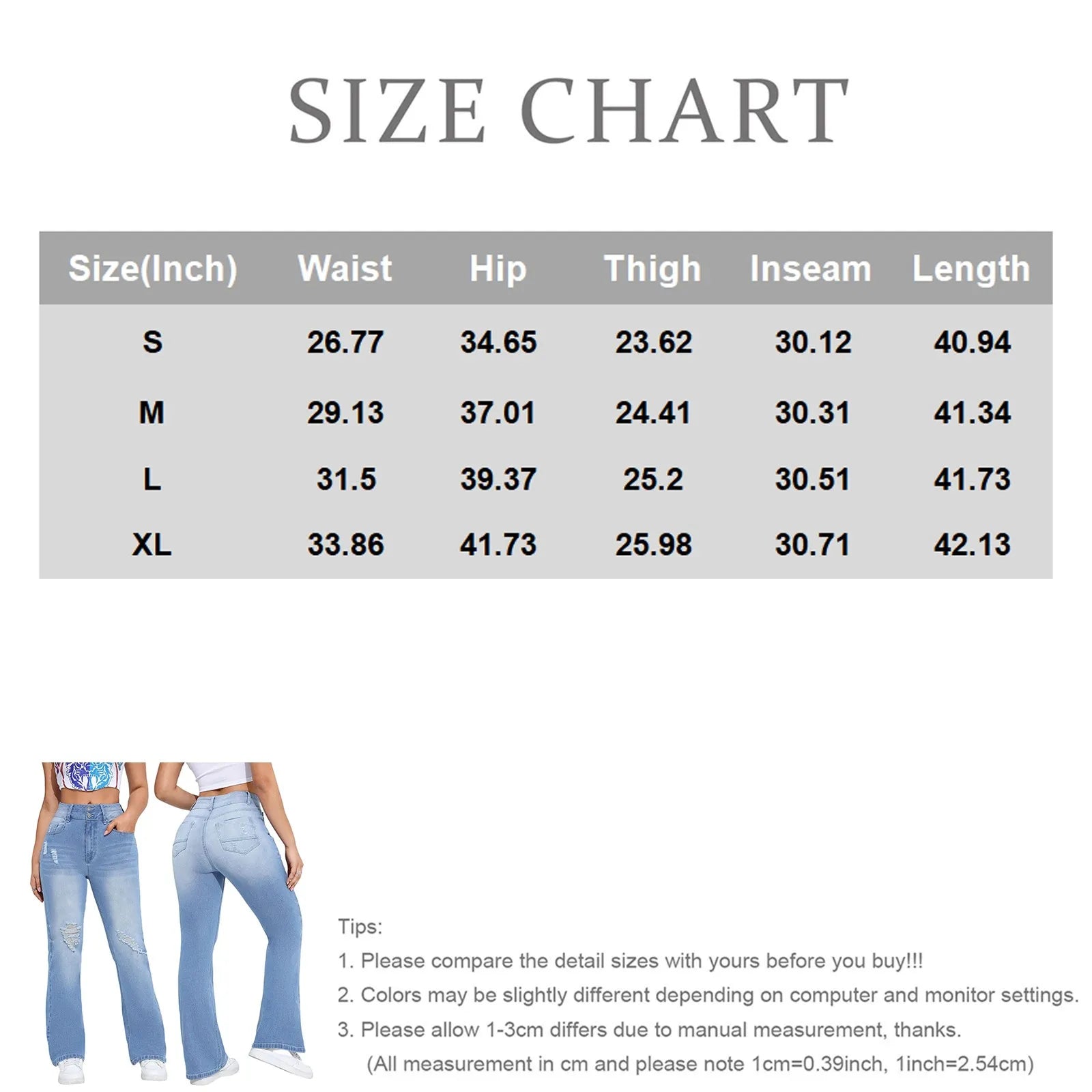 Flared Jeans For Women Bell Bottom Jeans For Women Straight Leg Jeans For Women Plus Size Work Pants Baggy Jeans Pantalones Muje