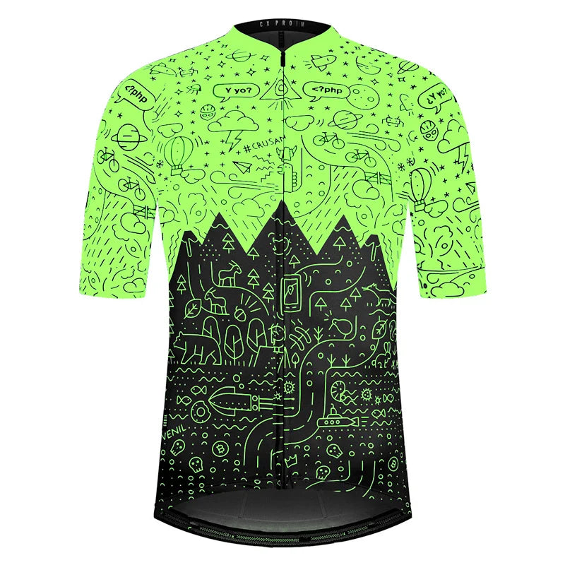 Spain Team Bicycle Wear MTB Cycling Clothing Bike Uniform Short Sleeve Cycle Shirt Racing Cycling Jersey Ropa Ciclismo Hombre