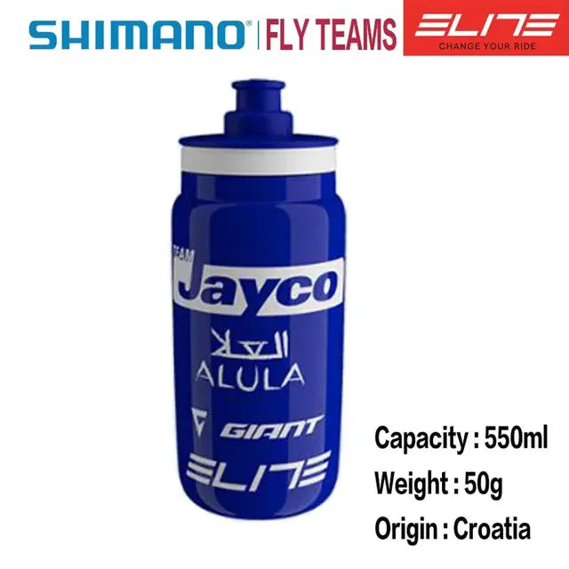 Elite FLY TEAMS COCO-COLA Cycling Water Bottle 550ML 750ML Road Mountain Bike Kettle