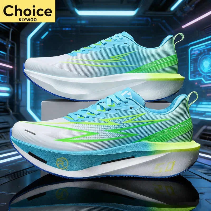 NEW Running Shoes Carbon Board Speciality Marathon Men Sports Breathable Lightweight Women&