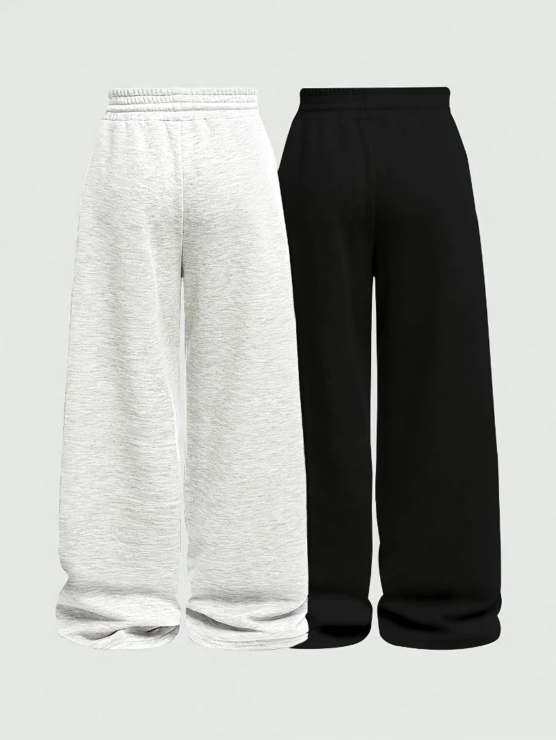 Casual Pants for Women: Simple Front-Tie Loose Fit Wide-Leg Trousers, Perfect for Spring, Summer, and Fall Everyday Comfortable