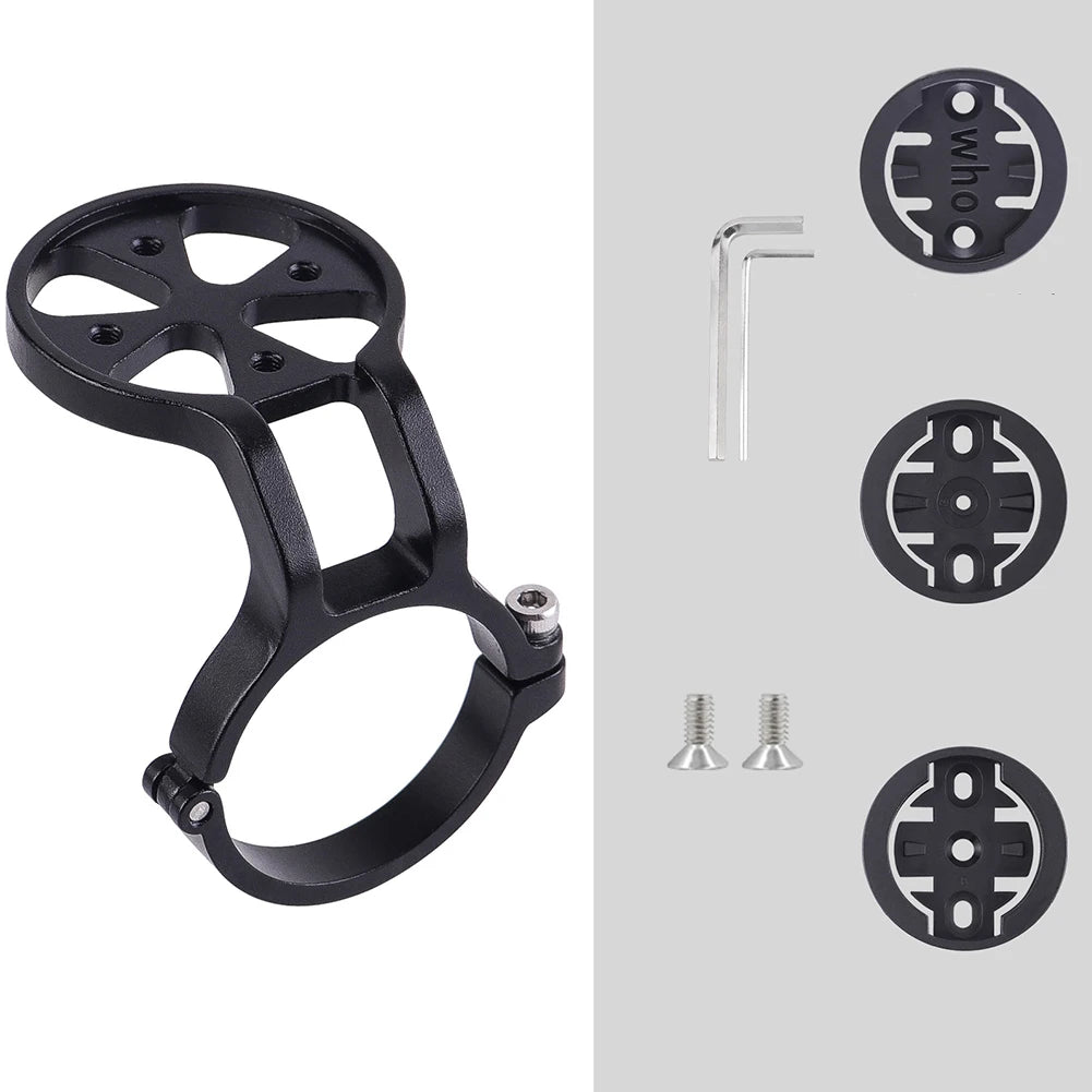 Aluminium Alloy Double-sided Bike Computer Mount MTB Road Bike Code Meter Fixing Base For Garmin/Wahoo/Bryton/XOSS/IGPSPORT