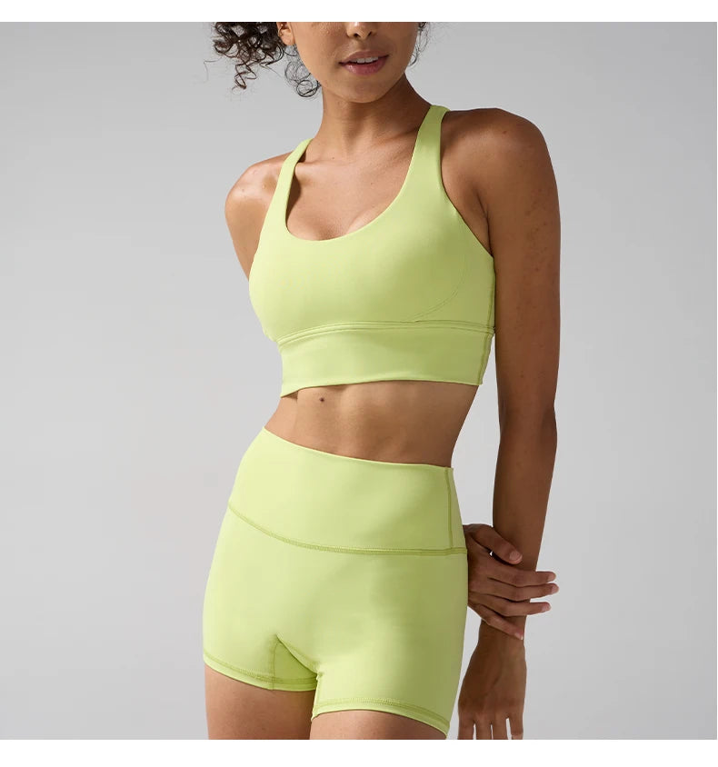 Workout Sportswear 2PCS Piece Female Women Active Wear Sports Tank Top Women Gym Workout Leggings Booty Bum Leggings
