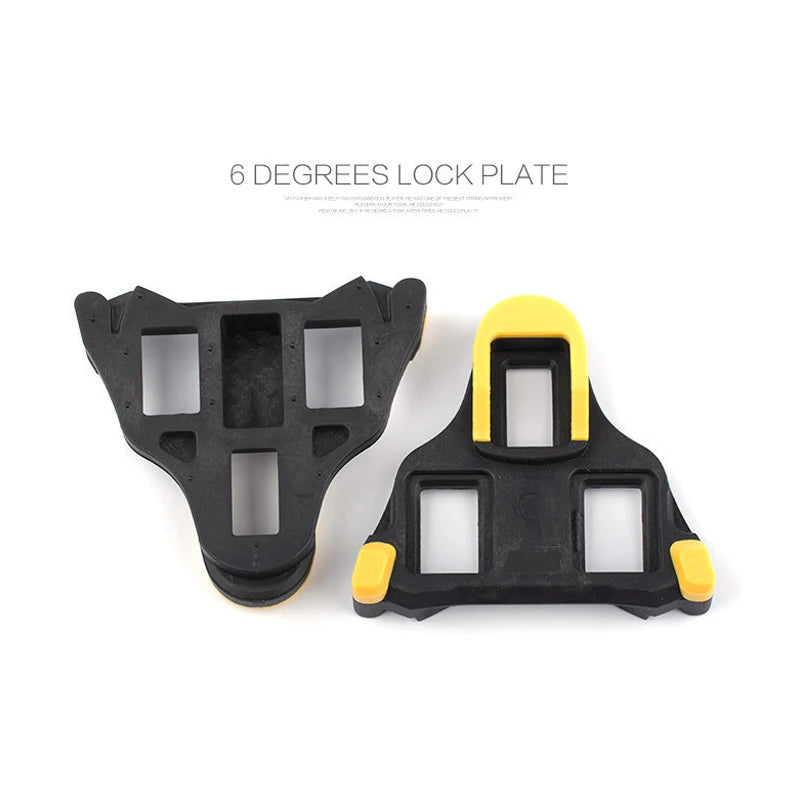 Bike Cleats Self-locking Cycling Pedals Cleat Set 6 Degree Float Bicycle Cleats SPD-SL Road Bike Pedals Indoor Cycling & Road