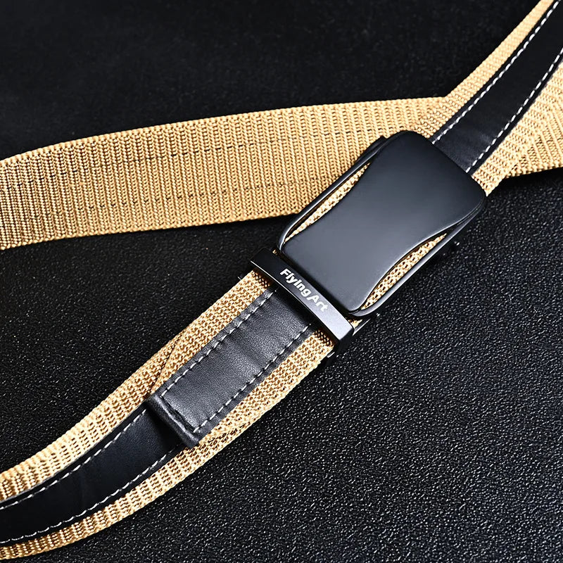 3.5cm Automatic Buckle Belt Jeans Belts For Man Designer Belts Fashion Belts Man Belt Buckle Military Accessories Mens Belt