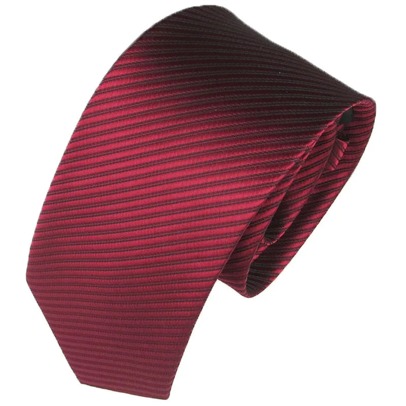 Red Tie ForMen Elegant Silk Necktie Legami White Stripe Solid Women Cravate Corbata Wedding Luxury Suit Man tuxed Gift Gravatas