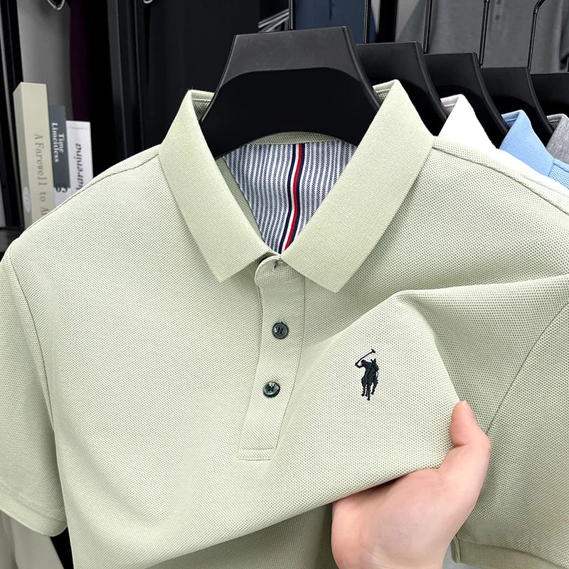 100% pure cotton short sleeved men&