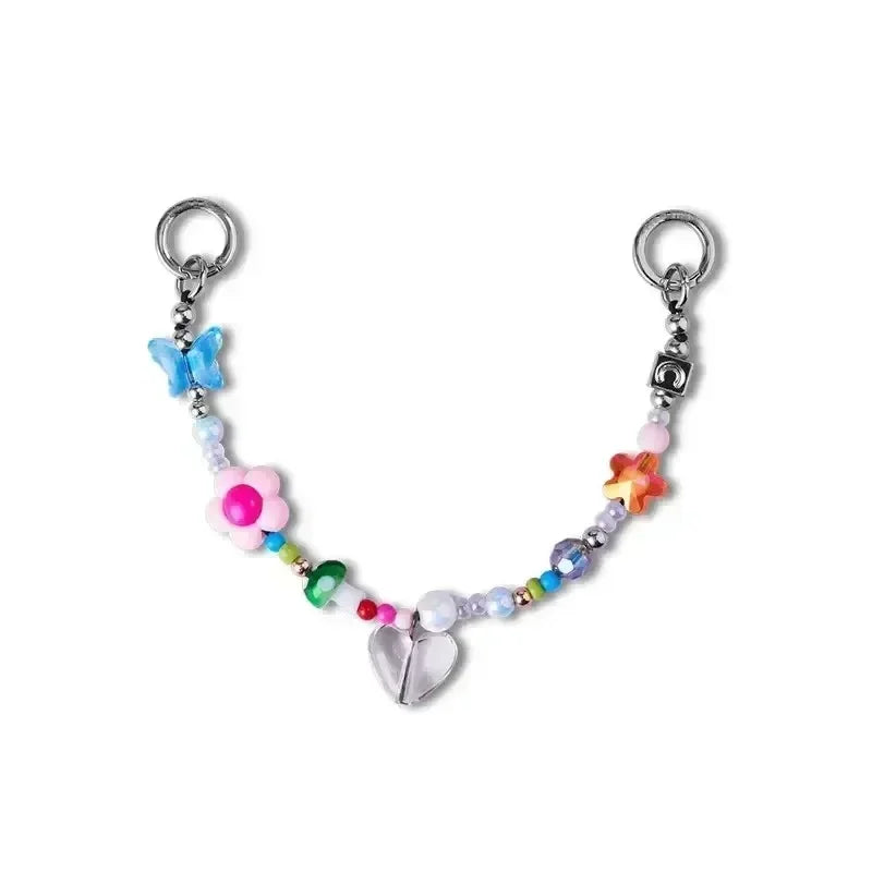 DIY Mobile Phone Accessories Hook Sticker Phone Charm Lanyard Pendant for iPhone for Galaxy Case Decoration