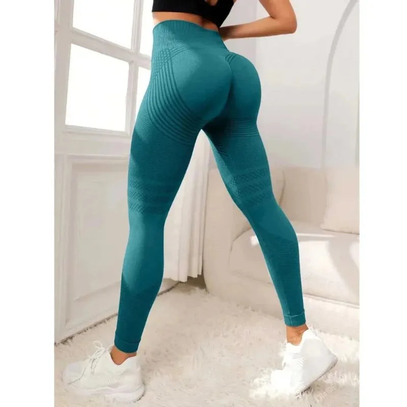 High Waisted 3D Butt Lifting Tummy Control Leggings Anti Cellulite Training Legging for Gym Workout