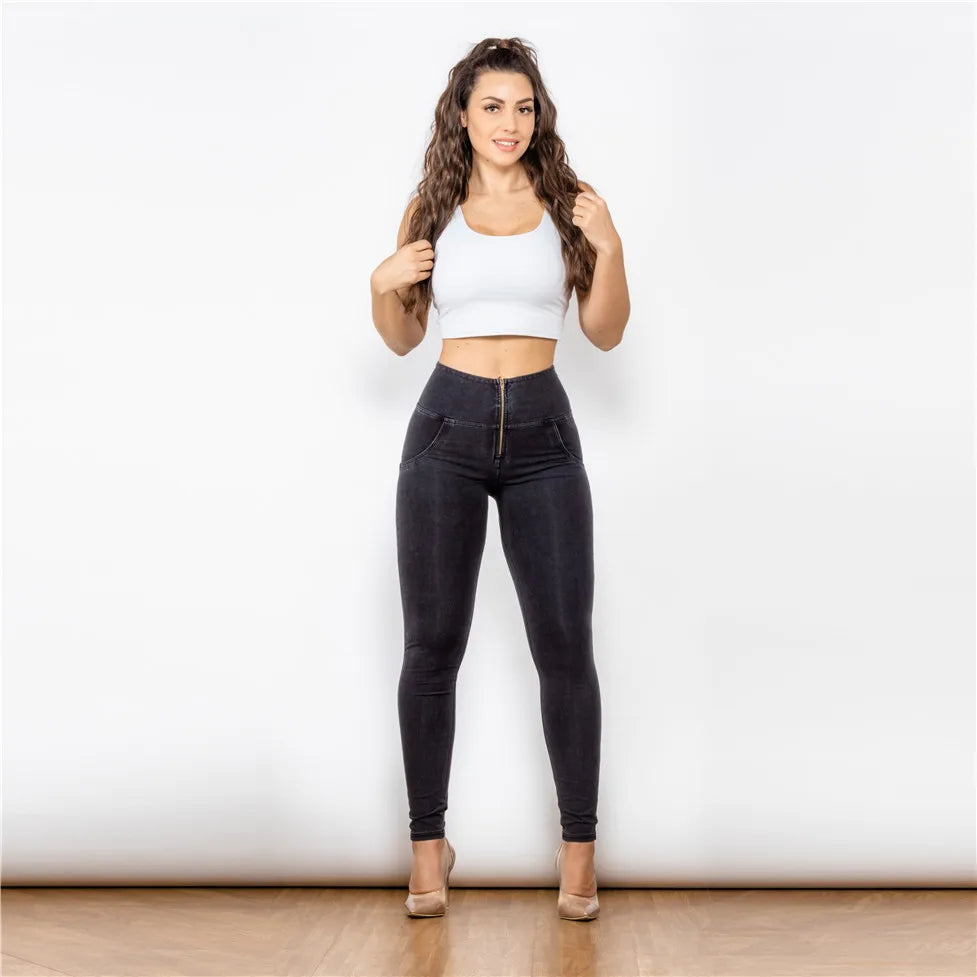 Shascullfites Melody Lifting Jeggings Butt Lift Jeans Denim Push Up Jeans Women&