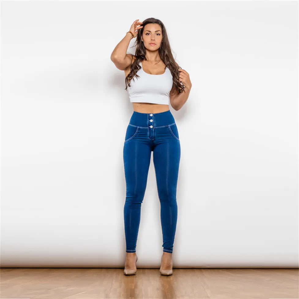 Shascullfites Melody Lifting Jeggings Butt Lift Jeans Denim Push Up Jeans Women&