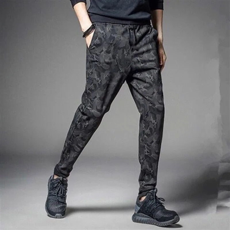 Mens Joggers Casual Pants Fitness Men Sportswear Tracksuit Bottoms Skinny Sweatpants Trousers Black Gyms Jogger Track Pants