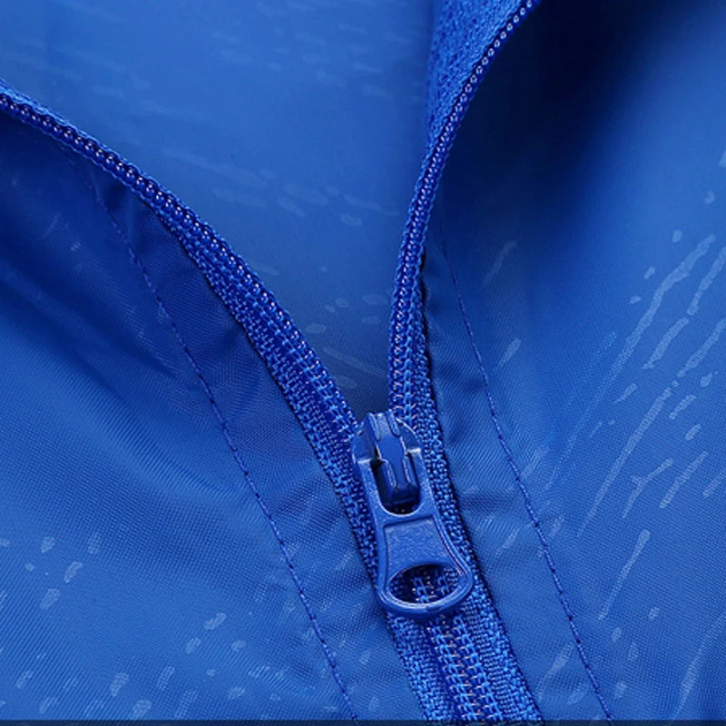 JNLN Men Women Hiking Jacket Waterproof Quick Dry Camping Hunting Clothes Sun-Protective Outdoor Sports Coat Anti UV Windbreaker