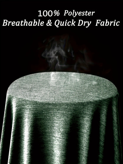Summer Fitness Essential - Mens Quick-Drying, Breathable, Medium Stretch Polyester Short Sleeve Crew Neck T-Shirt for Sports and Casual Wear - Machine Washable, Perfect Gift for Him