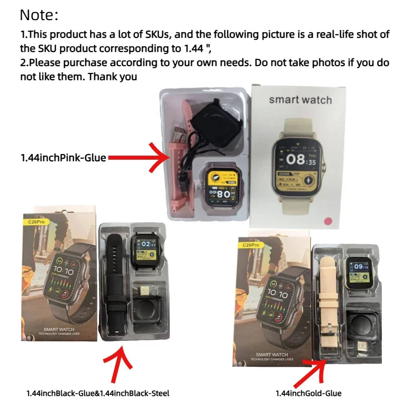 PHONEPACE  Smart Watch – Call Function Fitness And Heart Rate Tracker Weather Alarms for Outdoor Sports Activities