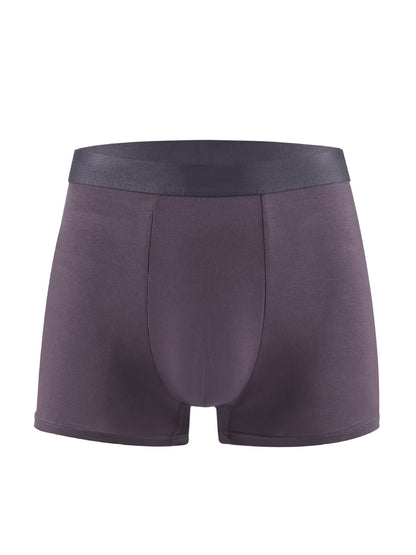 Solid color simple bamboo fiber men&