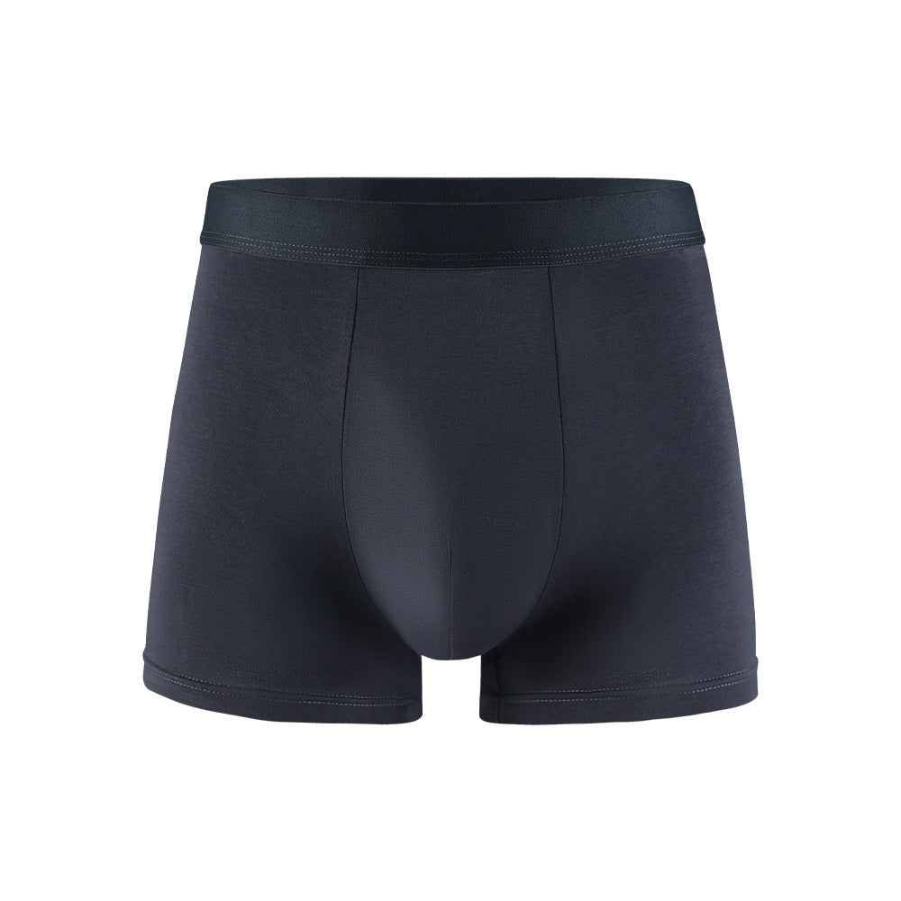 Solid color simple bamboo fiber men&