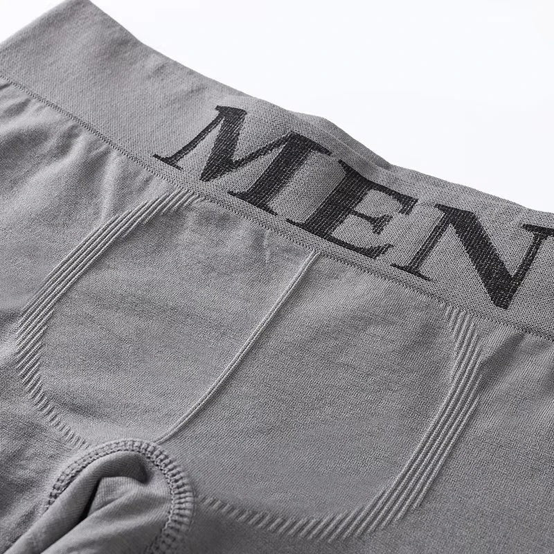 5 Pcs Men’s Boxer Briefs High Elastic Breathable Underwear Soft Cotton