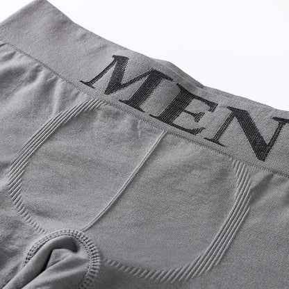 5 Pcs Men’s Boxer Briefs High Elastic Breathable Underwear Soft Cotton