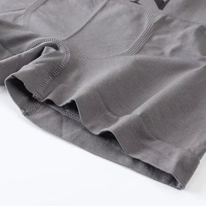 5 Pcs Men’s Boxer Briefs High Elastic Breathable Underwear Soft Cotton