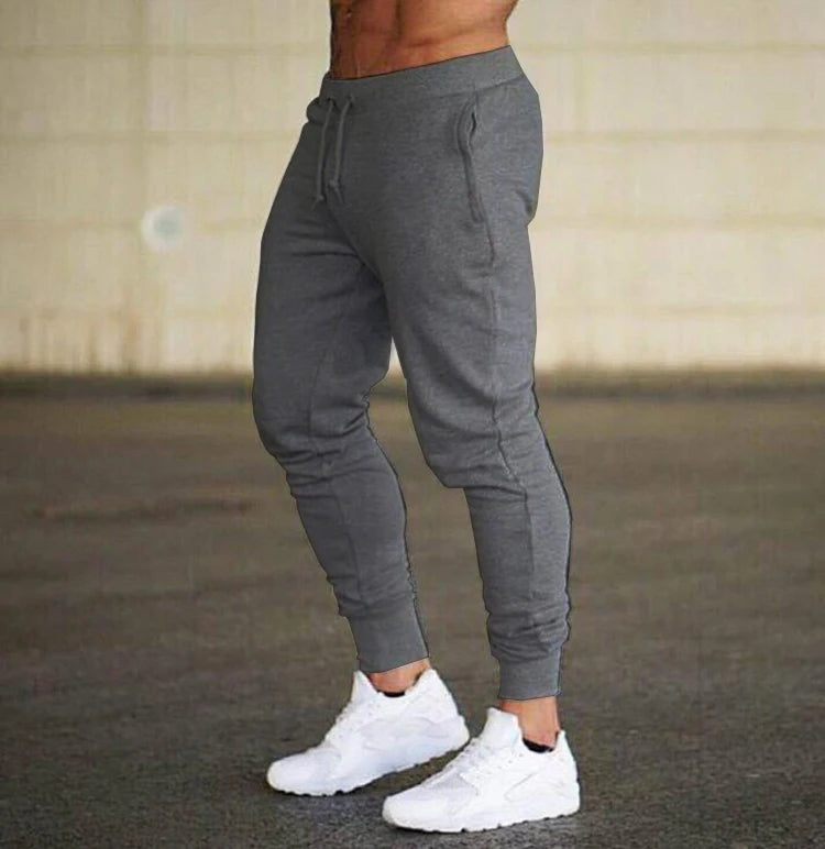 Mens Joggers Casual Pants Fitness Men Sportswear Tracksuit Bottoms Skinny Sweatpants Trousers Black Gyms Jogger Track Pants