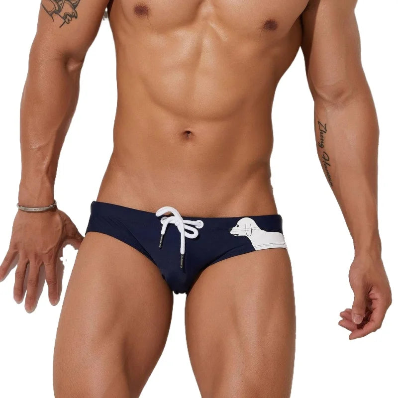 Mens Swim Briefs Swim Trunks Sexy Swimwear Beach Wear Bathing Suit Bikini Swimsuit
