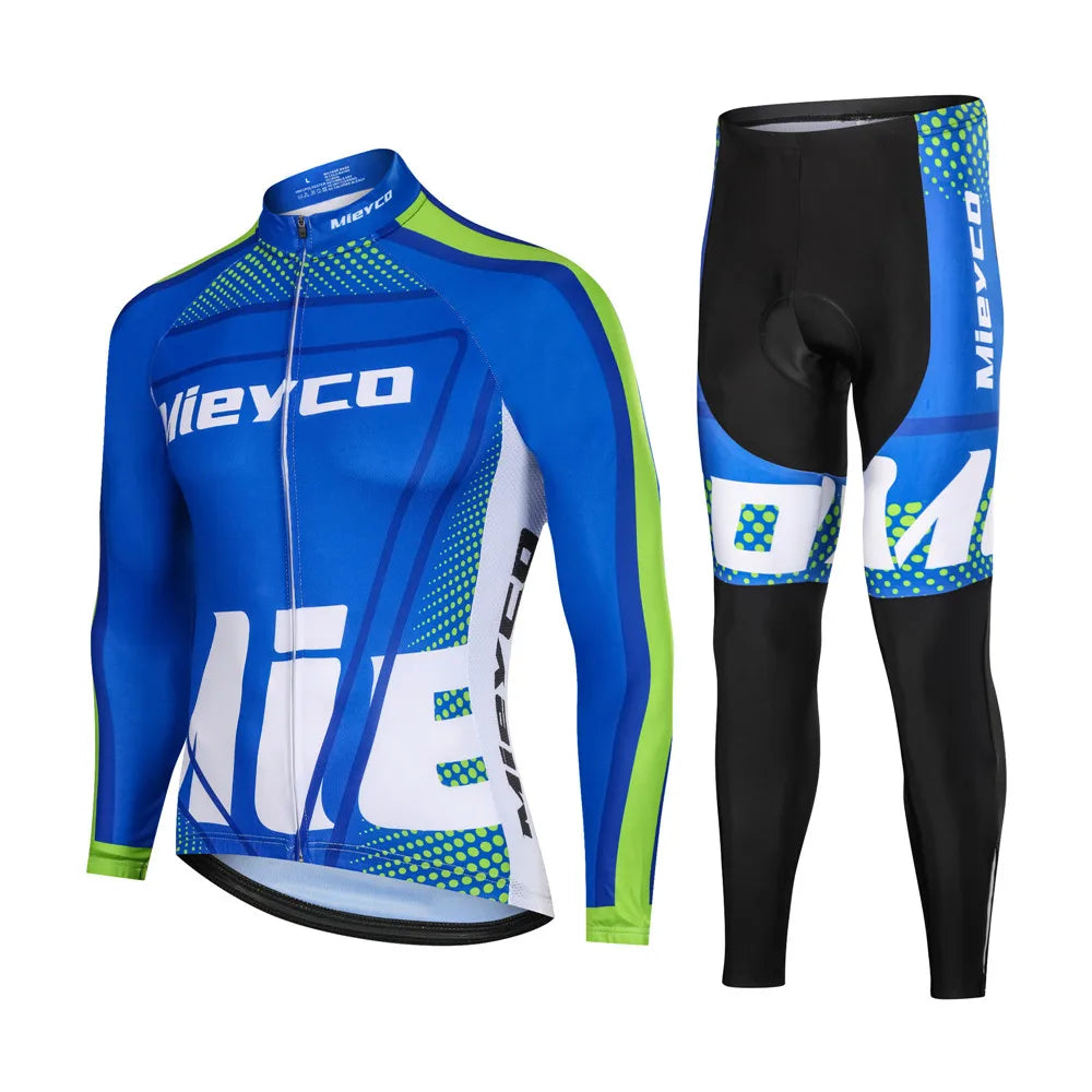 Pro Team Cycling Clothing Kit for Men, Racing Road Bike Clothes, MTB Uniform, Complete Bicycle Outfit, Skinsuit, 2025