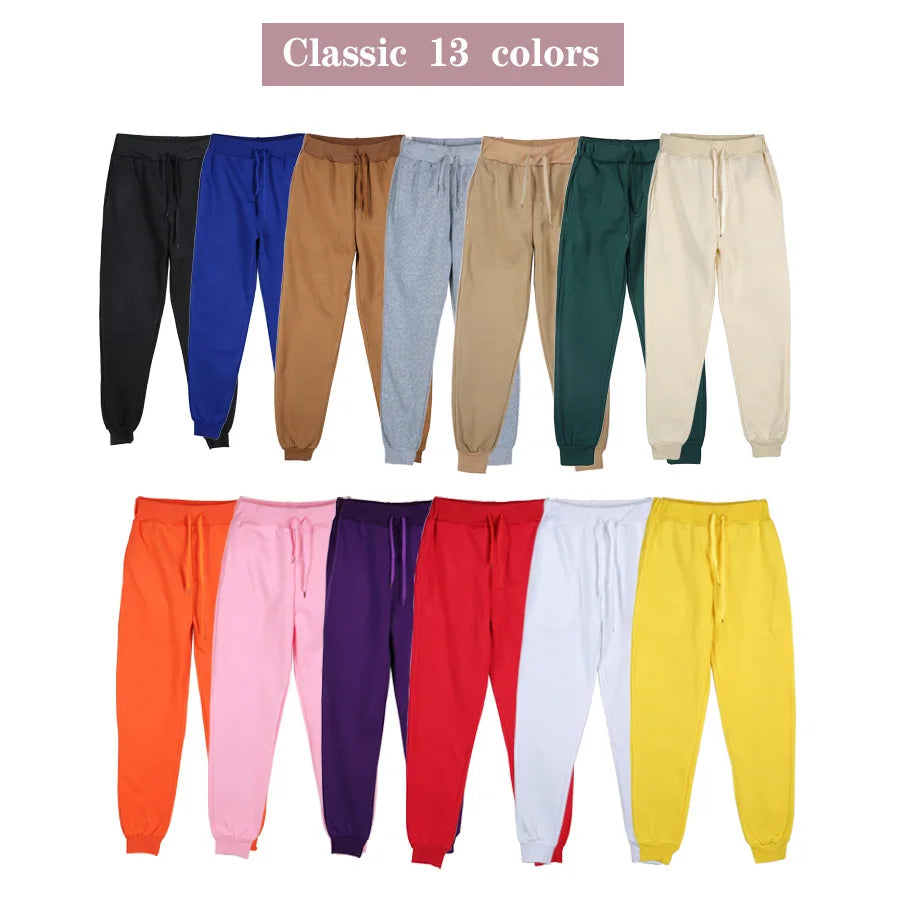 Mens Joggers Casual Pants Fitness Men Sportswear Tracksuit Bottoms Skinny Sweatpants Trousers Black Gyms Jogger Track Pants