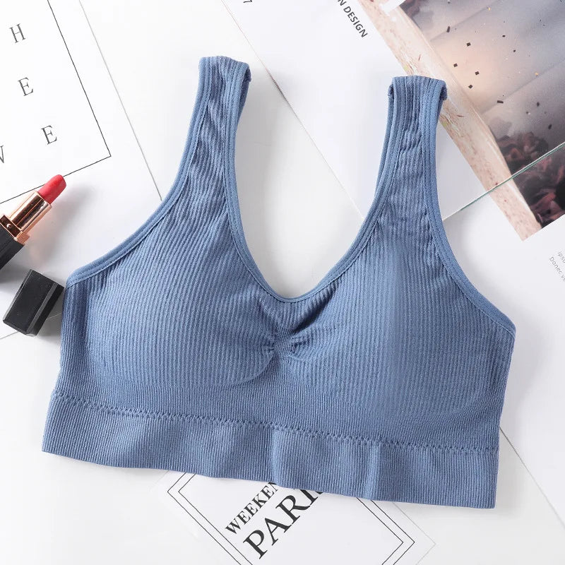 Seamless Bras Women Push-Up Bra Top Female Sport Underwear Comfort Tops Non-wire Padded Bralette Sexy Lingerie M-L Intimates