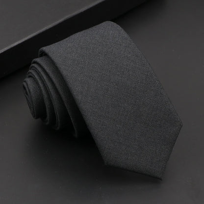 Mens Classic Cotton Ties High Quality Handmade Skinny 6CM Neck Tie Plaid Solid Color Striped Narrow Business Shirt Accessories