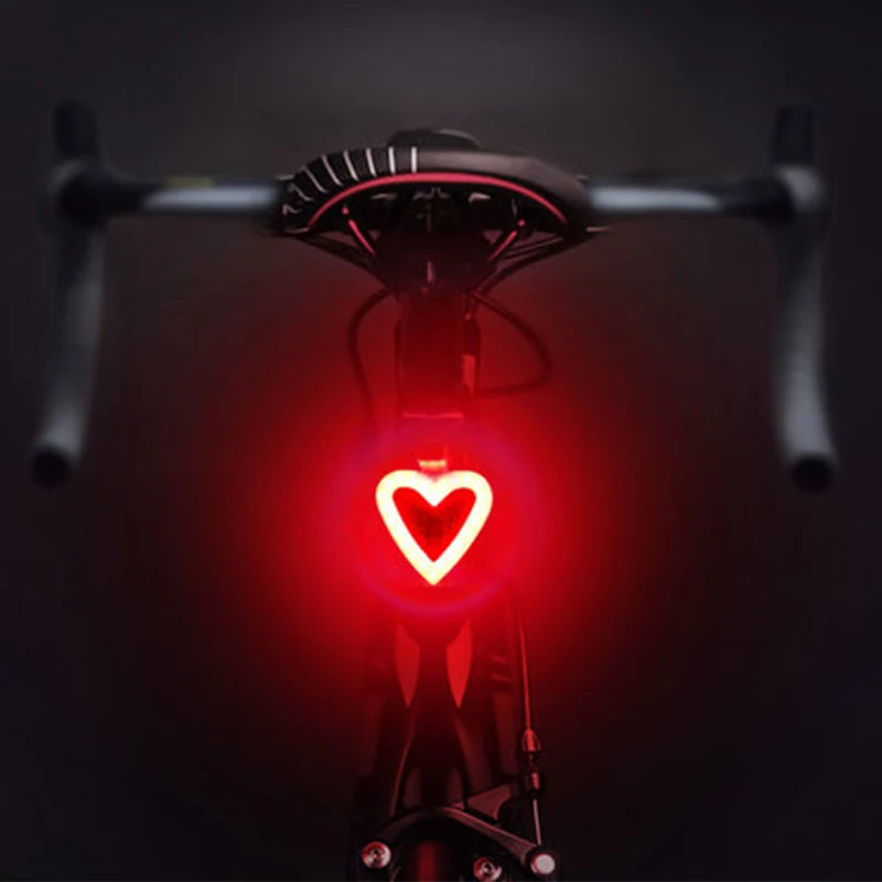 Bicycle Tail Light Cycling Lamp Multi Lighting Modes USB Rechargeable Led Flash Tail Rear Lights MTB Seatpost Bike Accessories