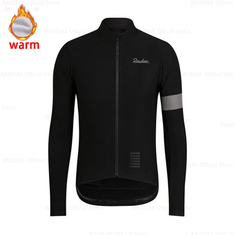 2025 Winter Fleece Cycling Clothes Roupa Ciclismo Masculino Long Sleeve Cycling Jersey Men Culotte Ciclismo Cycling Clothing