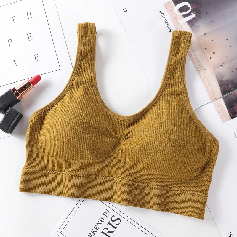 Seamless Bras Women Push-Up Bra Top Female Sport Underwear Comfort Tops Non-wire Padded Bralette Sexy Lingerie M-L Intimates