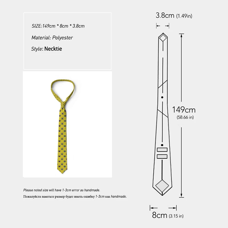 3D Print Ties For Men Wome Printted Classic Tie 8cm Stripe New Design Skinny Neck Ties Business Wedding Party Ties