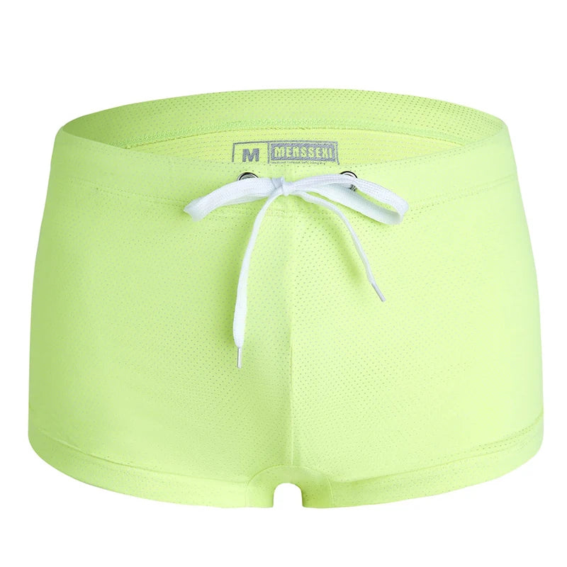 Men Board Shorts Sports Fitness Workout Boxershorts Quick-drying Beach Swimming Underwear Beachwear Underpants Panties Trunks