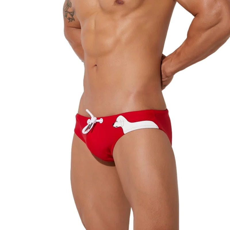 Mens Swim Briefs Swim Trunks Sexy Swimwear Beach Wear Bathing Suit Bikini Swimsuit