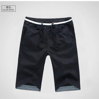 Shorts Men 2024 Summer Fashion Mens Shorts Casual Cotton Bermuda Masculina Chino Beach Shorts Joggers Knee Length Shorts