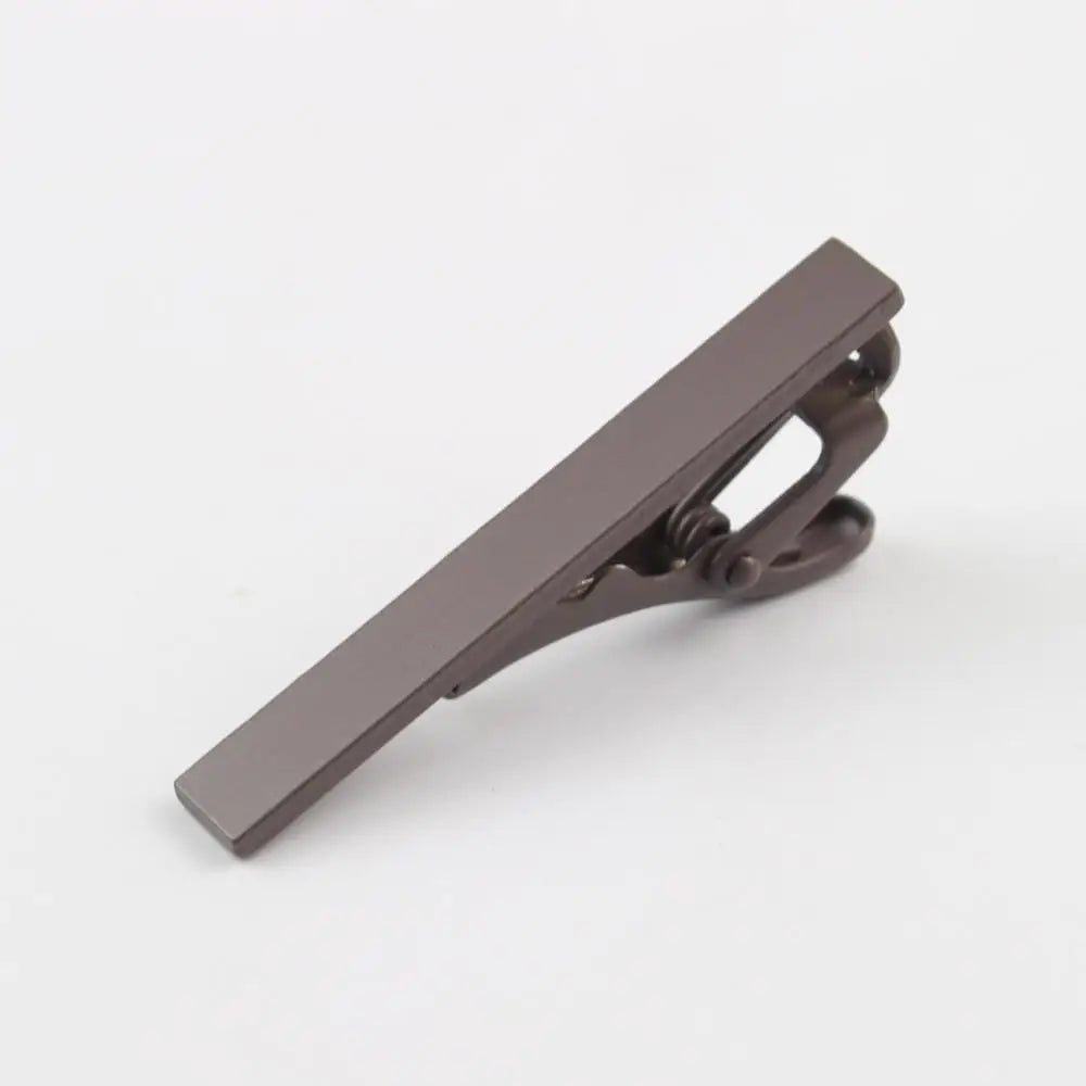 4.5cm Formal Mens Alloy Necktie Tie Clip Pin Skinny Glossy Clasp Copper Bar Wedding Slim Ties Clips Suits Accessories Jewelry
