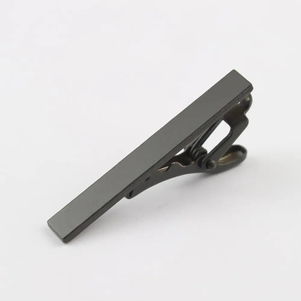4.5cm Formal Mens Alloy Necktie Tie Clip Pin Skinny Glossy Clasp Copper Bar Wedding Slim Ties Clips Suits Accessories Jewelry