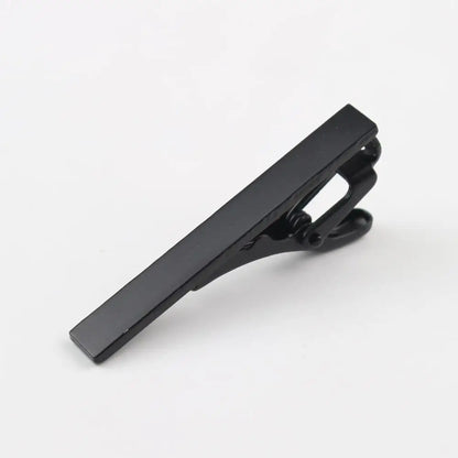 4.5cm Formal Mens Alloy Necktie Tie Clip Pin Skinny Glossy Clasp Copper Bar Wedding Slim Ties Clips Suits Accessories Jewelry
