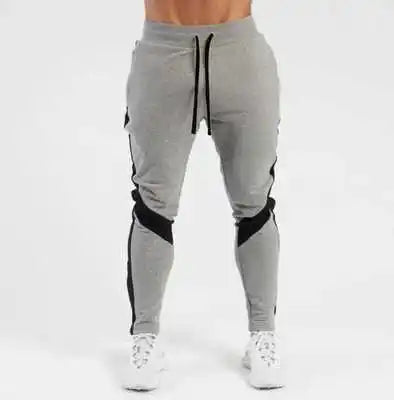 Mens Joggers Casual Pants Fitness Men Sportswear Tracksuit Bottoms Skinny Sweatpants Trousers Black Gyms Jogger Track Pants