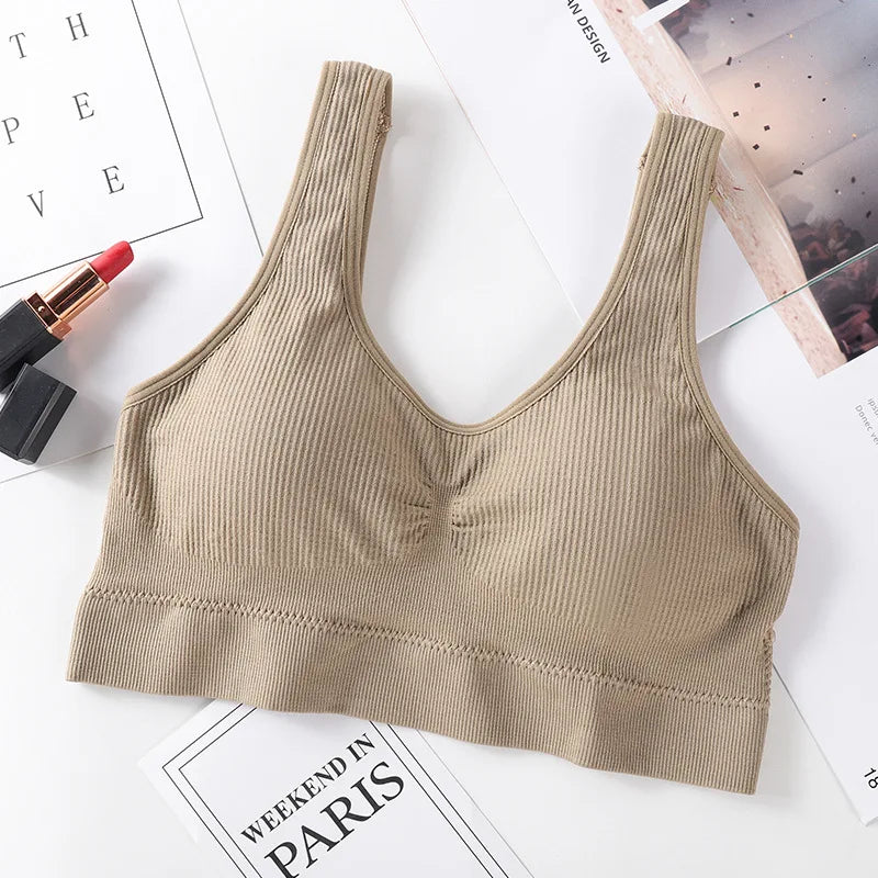 Seamless Bras Women Push-Up Bra Top Female Sport Underwear Comfort Tops Non-wire Padded Bralette Sexy Lingerie M-L Intimates