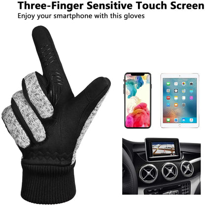 Winter Gloves -10℃ 3M Thinsulate Thermal Gloves Coldproof Warm Running Gloves Touchscreen Road Bike Cycling Gloves for Men Wome
