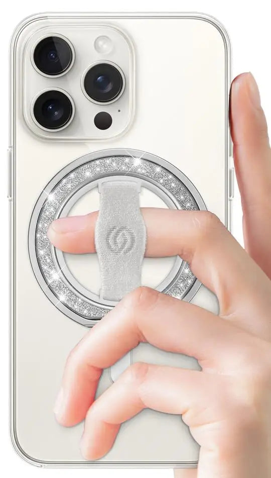 EWA MagOne 3rd Gen Compatible with MagSafe Phone Holder, Removable Magnetic Ring Holder Kickstand Ring for iPhone 16,15,14,13,