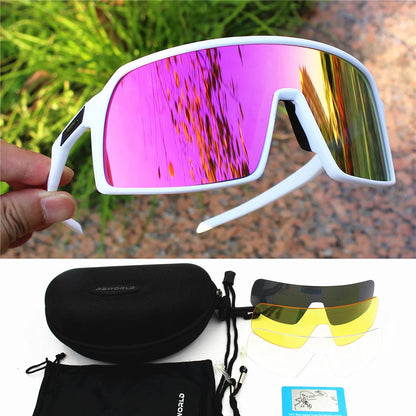 Polarized Cycling Sunglasses Sport Road MTB Mountain Bike Glasses Men Women Bicycle Eyewear Goggles Sun Protection