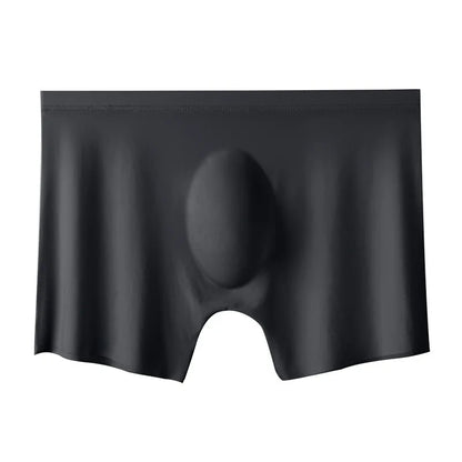 1pc Mens Boxers Shorts Ice Silk Men Panties Seamless Sexy Underwear Man Underpants Panties Male Antibacterial Breathable Briefs
