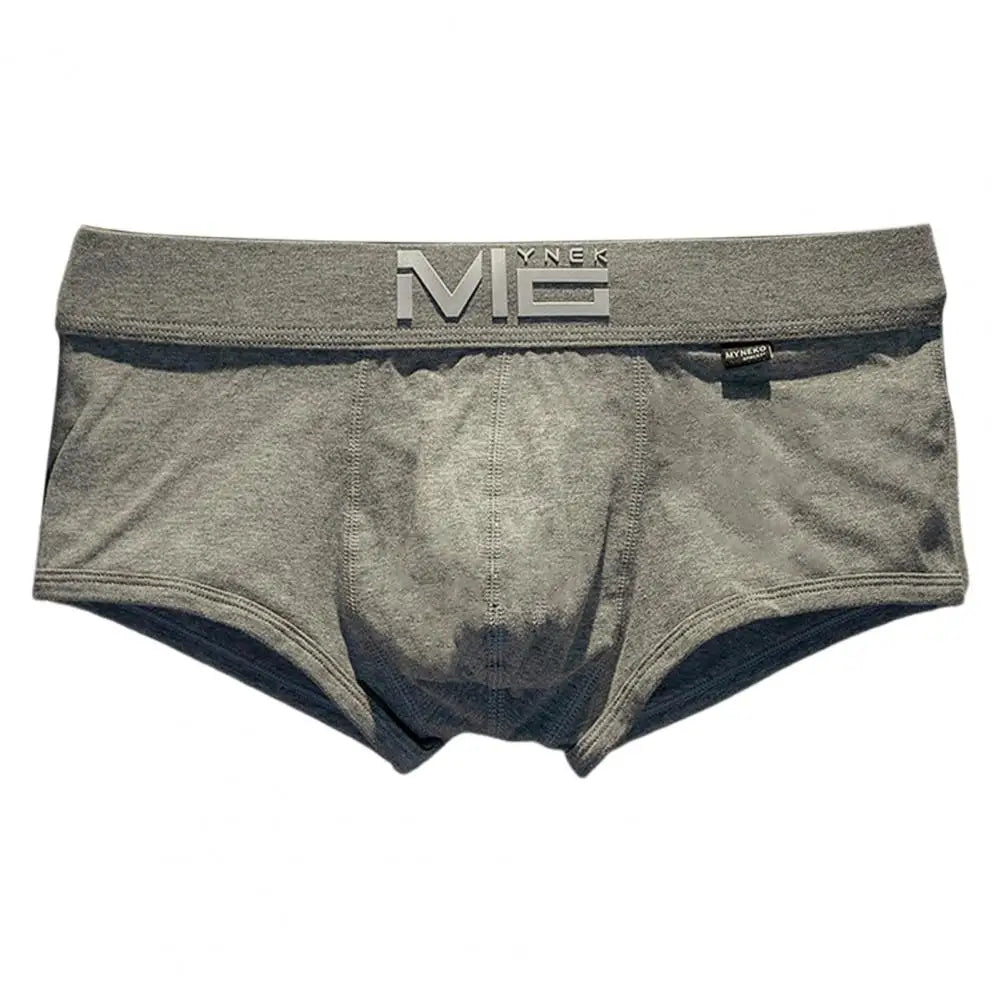 Men Underwear Elastic Waistband Basic Design Men Underwear Smooth Routing Boxer Shorts Men Boxers Comfortable Boxer Shorts
