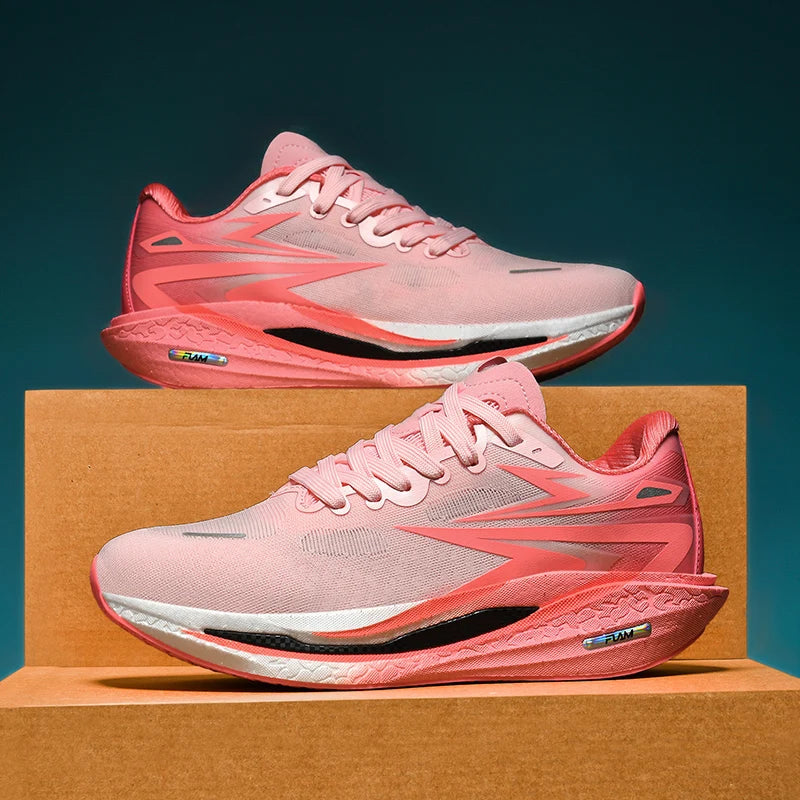 New Running Shoes Men Casual Carbon Board Marathon Sports Breathable Lightweight Women&