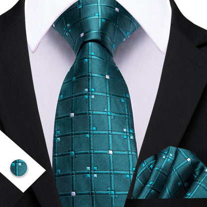 Barry.Wang Jacquard Water Duck Blue Men&